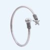 BANGLE FLEXIBLE OXIDISED MOON AND STARS (1)