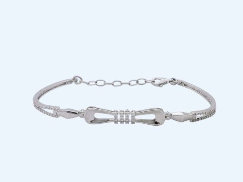 BRACELET CZ ADJUSTABLE BOWTIE RS1990