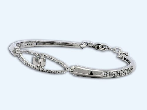 BRACELET CZ ADJUSTABLE BUTTERFLY RS2100