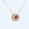 CHAIN PENDANT GOLD PLATED HEART