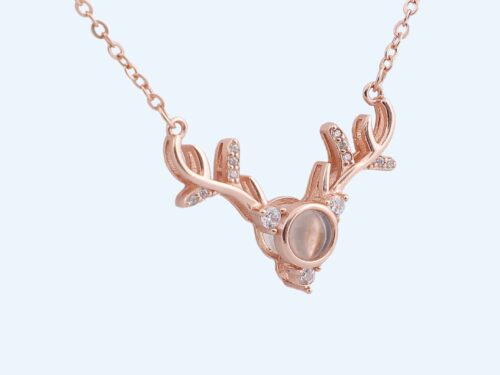 CHIAN PENDANT ANTLER ROSE GOLD RS1250