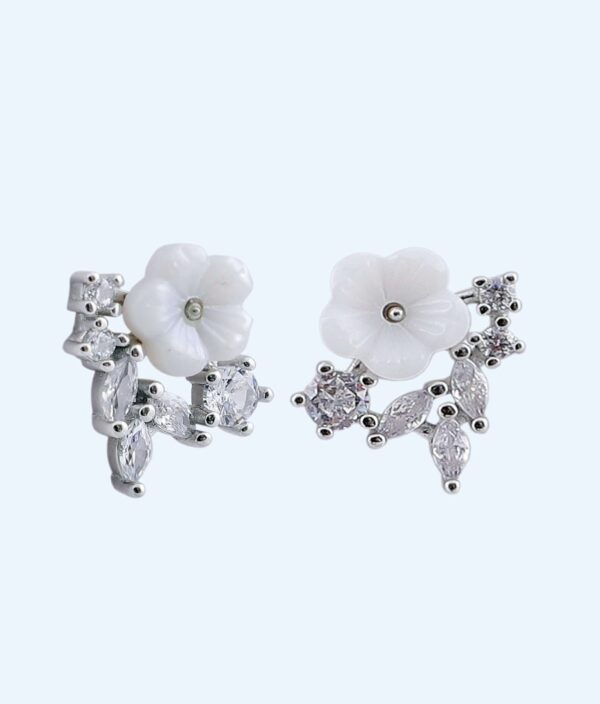 EARRINGS 3D FLOWER RS750