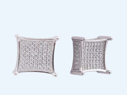 EARRINGS 3D SQUARE RS1350