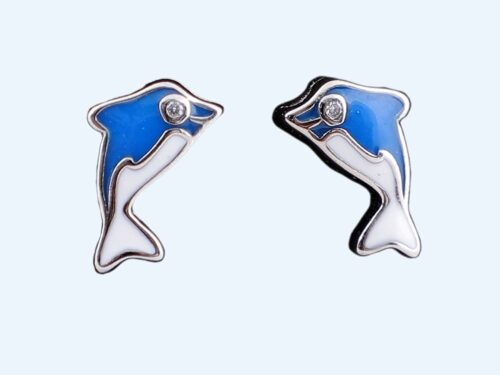 EARRINGS KIDS DOLPHIN RS 650