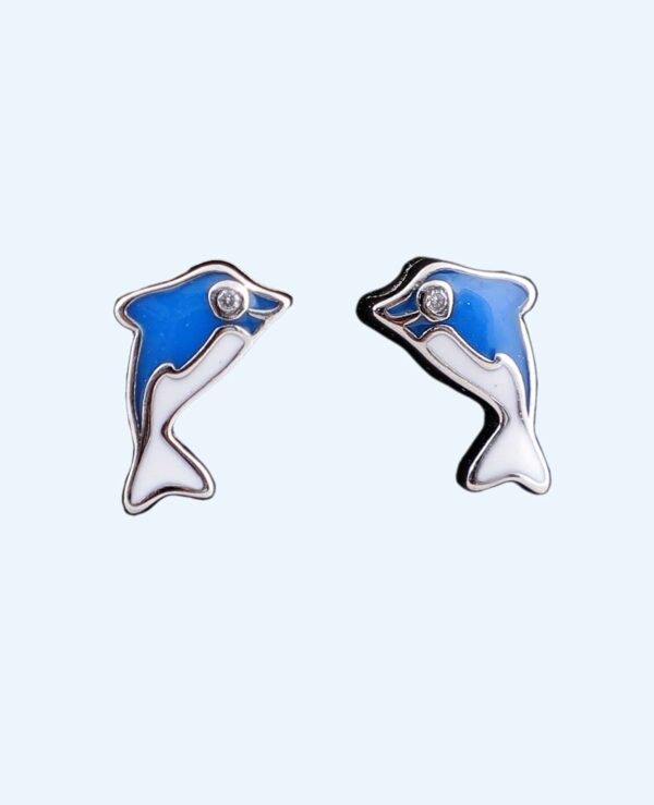 EARRINGS KIDS DOLPHIN RS 650