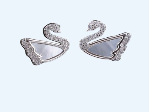 EARRINGS MOTHER OF PEARL SWANS RS850