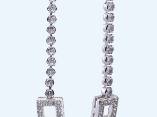 EARRINGS SQUARE LINE RS1350