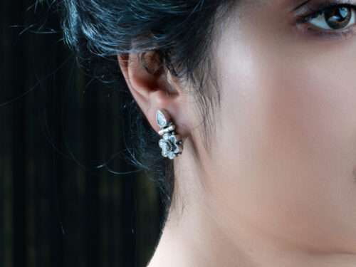 STONE STUDDED EARRINGS