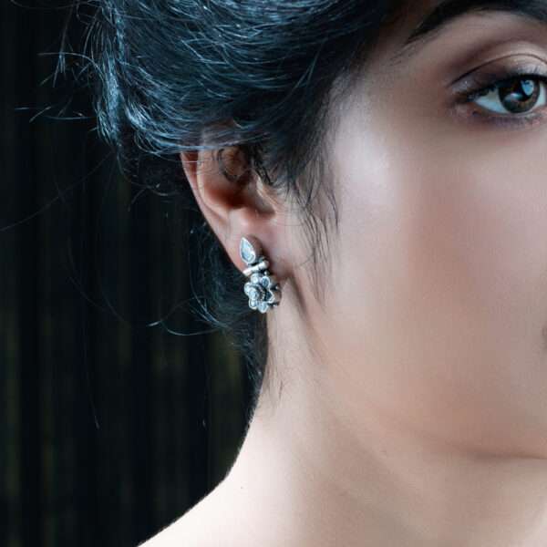 STONE STUDDED EARRINGS