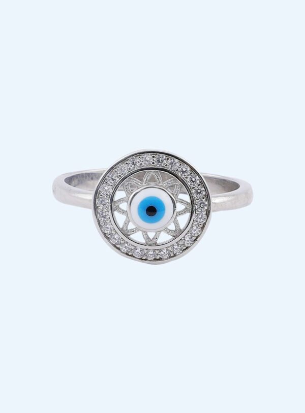 LADIES RING CHAKRA EVIL EYE RS1050
