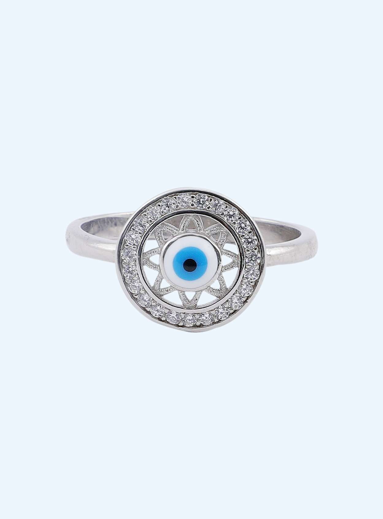 LADIES RING CHAKRA EVIL EYE