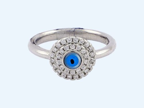 LADIES RING CIRCLE EVIL EYE RS1250