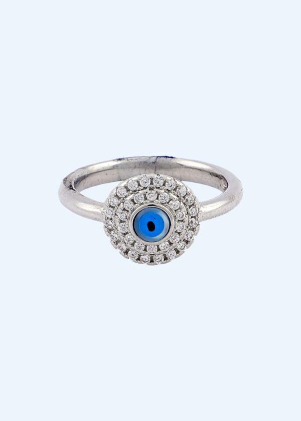 LADIES RING CIRCLE EVIL EYE RS1250