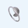 LADIES RING LEAF LIGHTWEIGHT