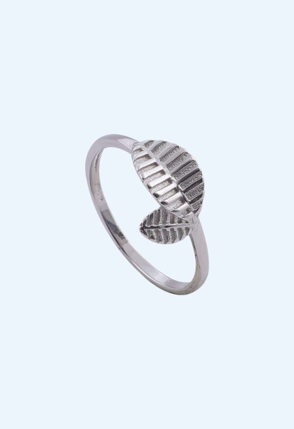 LADIES RING LEAF LIGHTWEIGHT