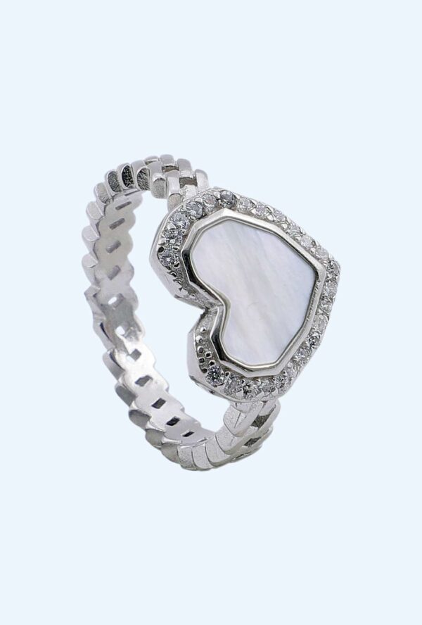 LADIES RING LEAF LIGHTWEIGHT