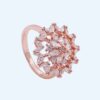 LADIES RING ROSE GOLD MARQUIS STONE COCKTAIL RING (1)