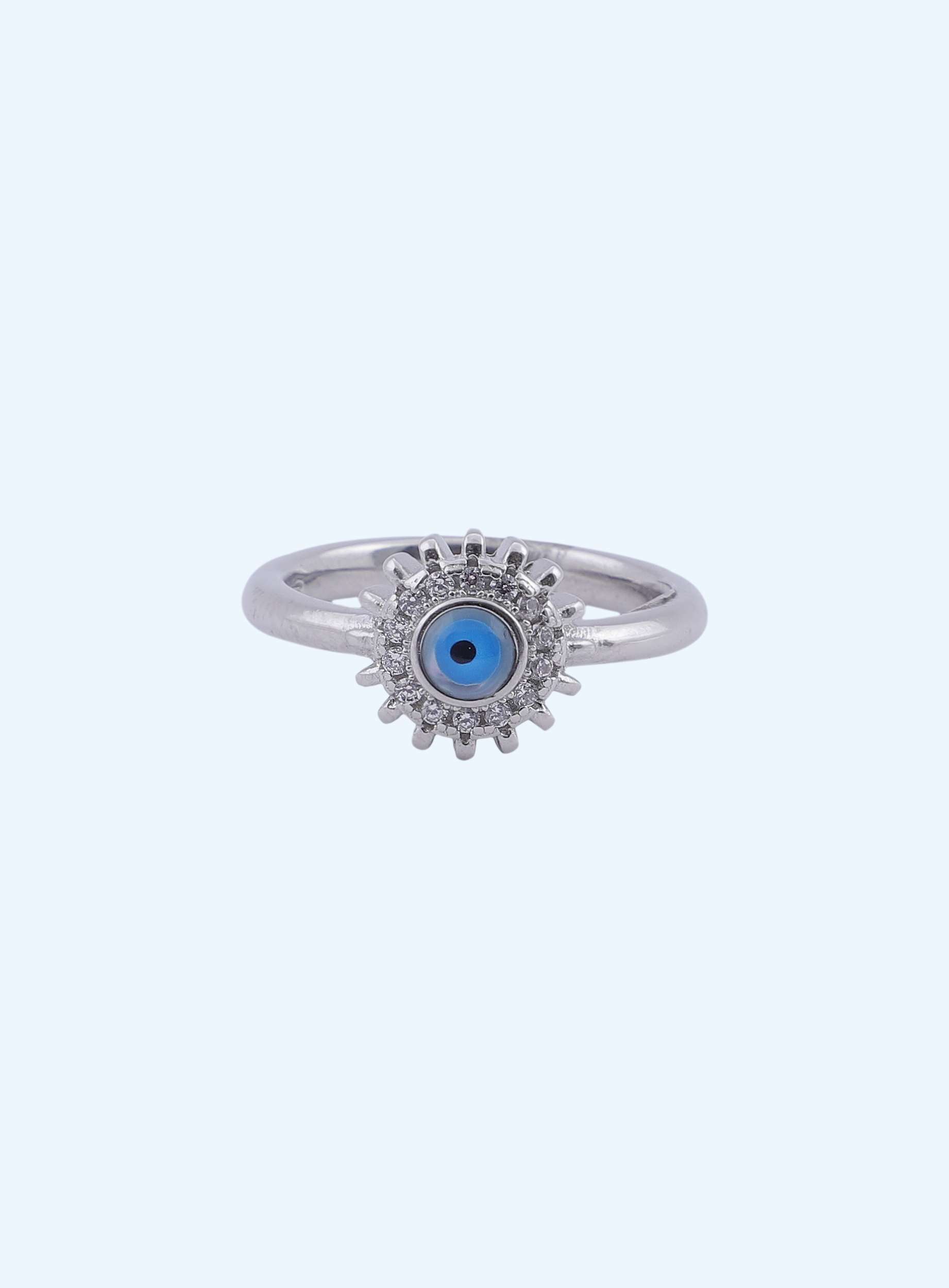 LADIES RING SUNSHINE EVIL EYE