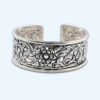 OXIDISED FLOWER LEAF BANGLE FREE SIZE RS6990