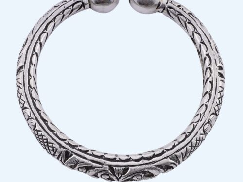 OXIDISED FLOWER LEAVES BALL MUKH BALA