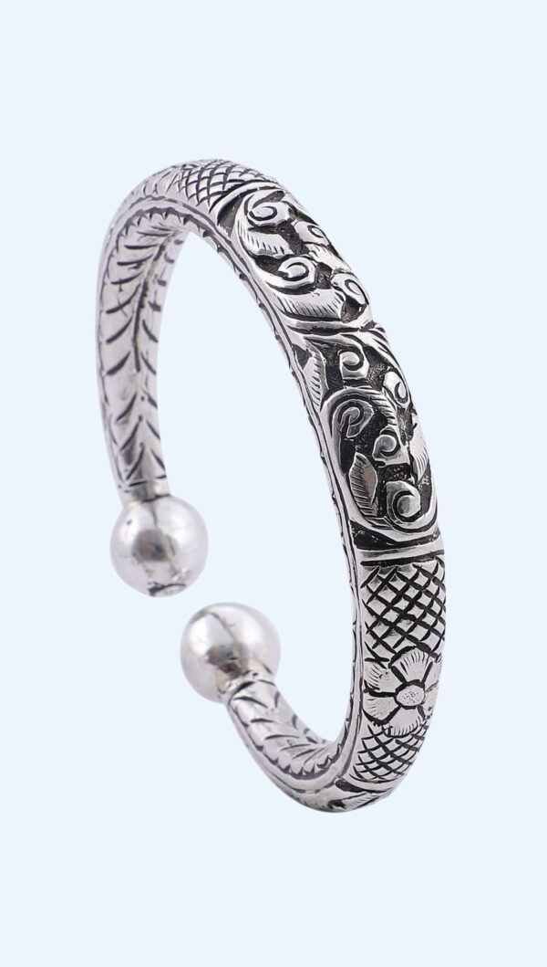 OXIDISED FLOWER LEAVES BALL MUKH BALA(1)