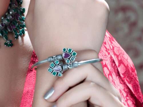 STONE STUDDED BANGLE