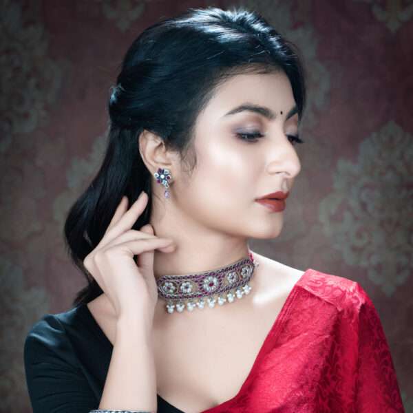 STONE STUDDED EARRINGS