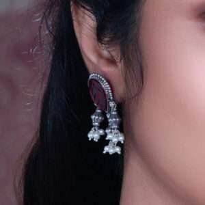 STONE STUDDED EARRINGS