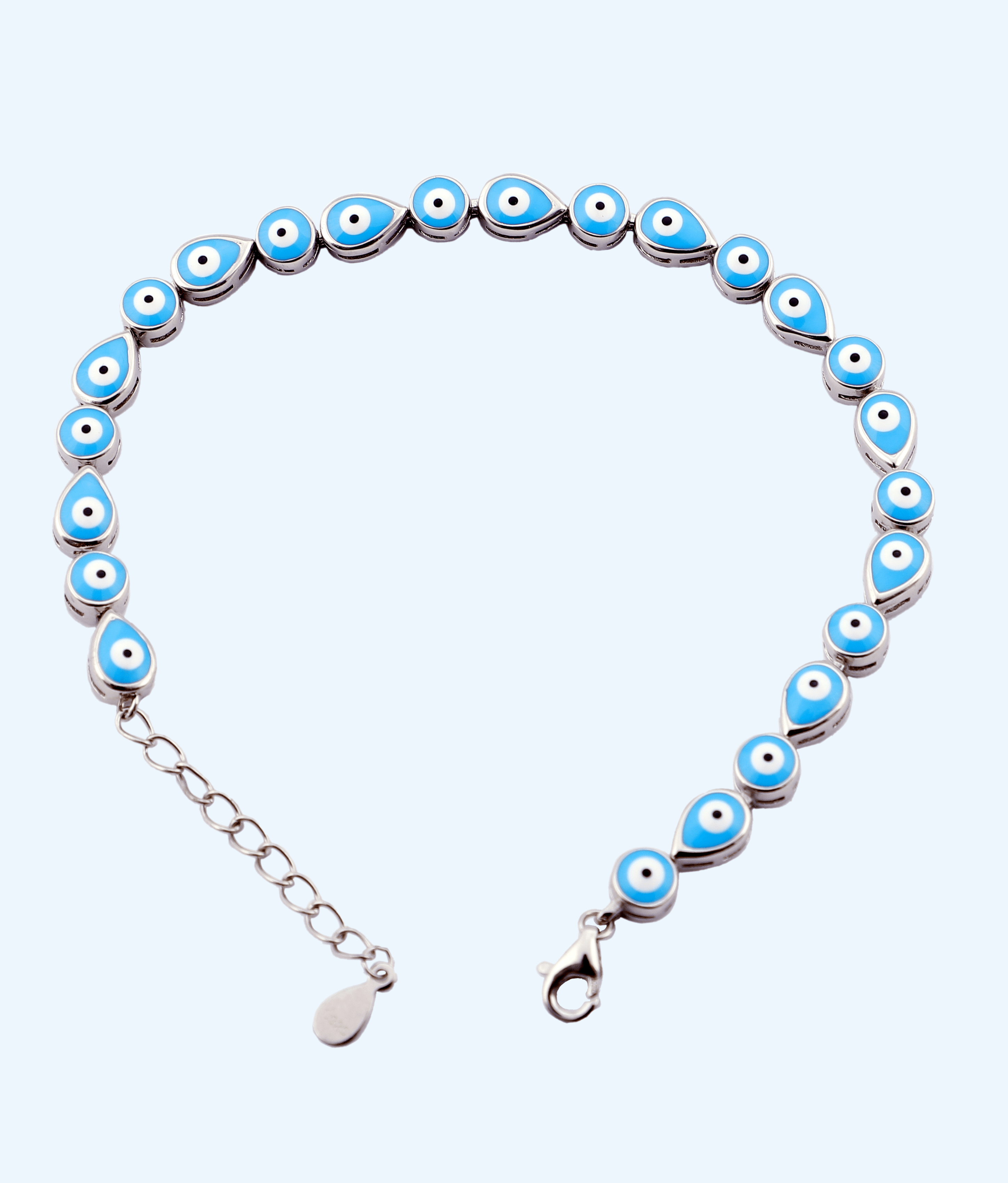 Wristlet Blue Evil Eye Shape